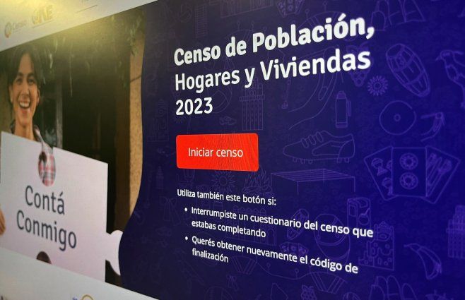 El formulario en línea se completa en censo2023.uy.