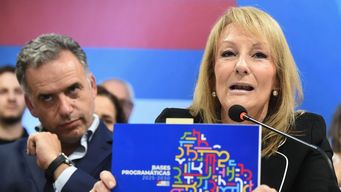 Carolina Cosse en la presentación de su lista. Foto: FocoUy