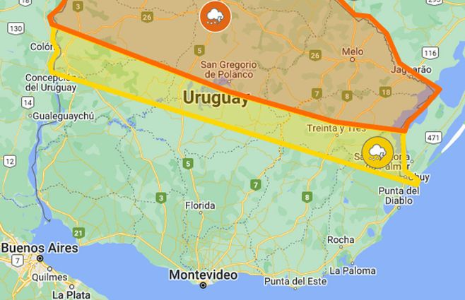 Doble Alerta Naranja Y Amarilla Por Tormentas Fuertes Y Lluvias Intensas