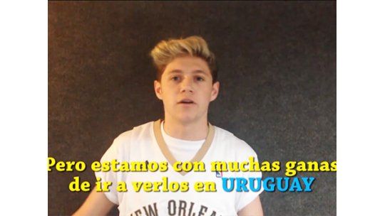 Mirá el saludo de One Direction a sus fans uruguayos