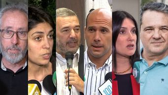 las actividades de cierre de campana de los candidatos para las elecciones departamentales en montevideo