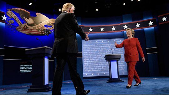 Donald Trump, Hillary Clinton, debate