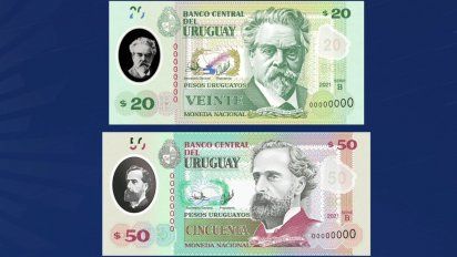 desde este sabado circulan los nuevos billetes de 20 y 50 pesos