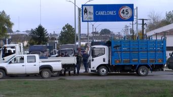 movilizacion de camioneros y productores en varias rutas nacionales contra la suba de combustibles y la guia de carga
