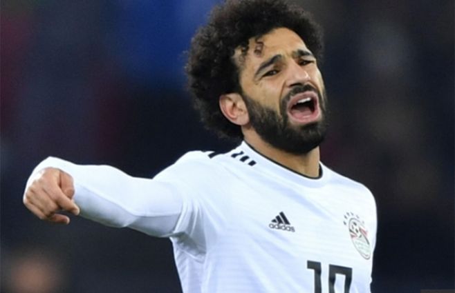 Salah, estrella del Liverpool, es la gran figura de Egipto. Ayer no estuvo en cancha.&nbsp;