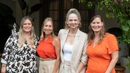 Gerenta general de Alcance, María Inés García, Claudia García, Miriam de Paoli, y gerenta de Experiencias de Servicios Alejandra García.