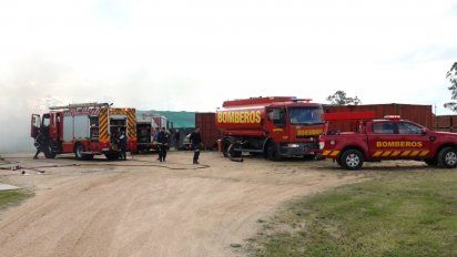 perdidas totales por incendio en ladrillera cerca de san carlos