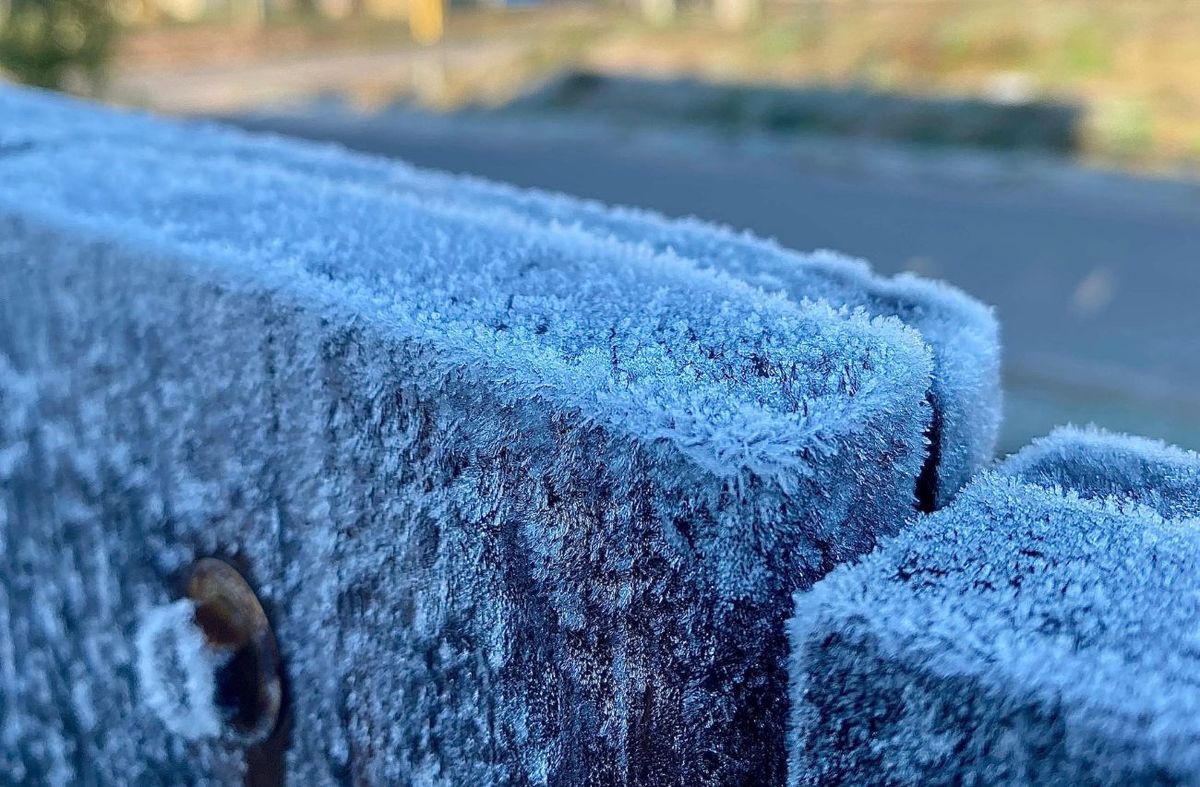 La madrugada y la mañana de este jueves fue la más fría en la zona metropolitana, con mínimas bajo cero hasta las 8 AM. Foto: Maxi Borges