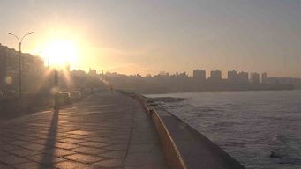 lunes caluroso con maxima de 40ºc en el norte; desmejora en la noche