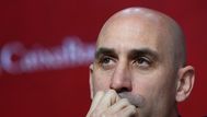 Luis Rubiales, sancionado por la FIFA. Foto: AFP.