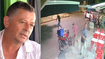 Pedro, dueño del local, habló con Subrayado sobre el momento en que su hijo agarró un arma y disparó, en Aguada.