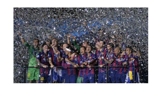 festejo copa barcelona