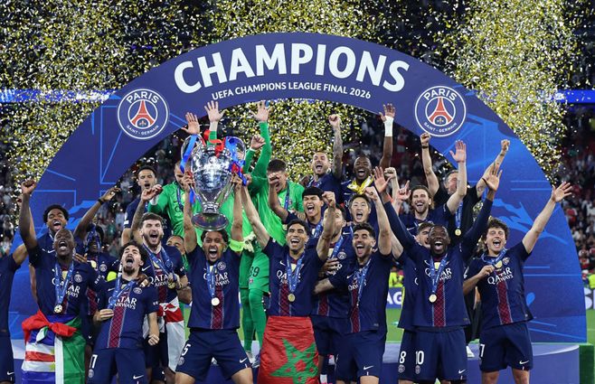 El PSG ganó por penales la segunda Champions consecutiva y Luis Enrique hace historia. Foto: AFP
