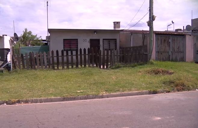 Captura de Subrayado. Vivienda donde ocurrió el crimen, en el barrio Plácido Ellauri.