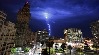 Inumet emitió un aviso especial por tormentas fuertes y precipitaciones puntualmente abundantes