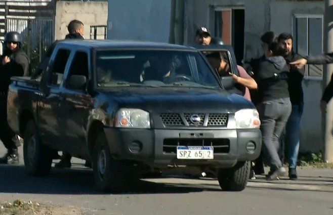 Foto: Subrayado. Momento de la detención, en el barrio Conciliación.