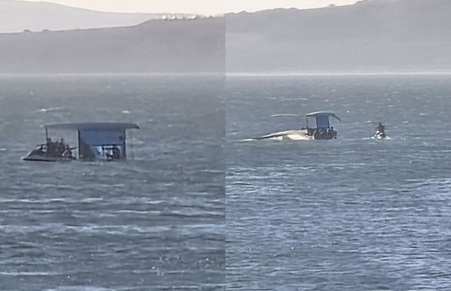 Fotos difundidas por la Intendencia de Maldonado. 