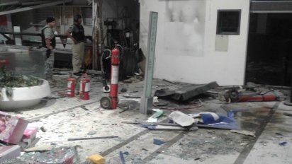 condenaron al delincuente que resulto herido en la explosion del cajero del shopping
