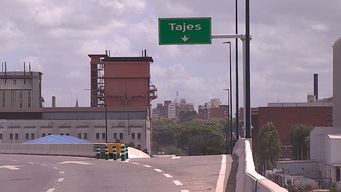 quedo habilitada rampa del viaducto de los accesos de montevideo, que permite otra via de ingreso a la ciudad
