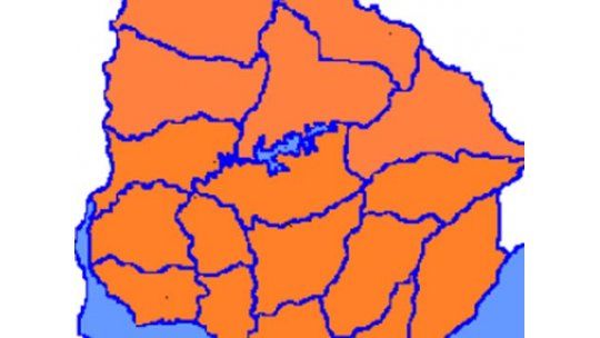 Alerta naranja en todo el país por lluvias intensas y tormentas