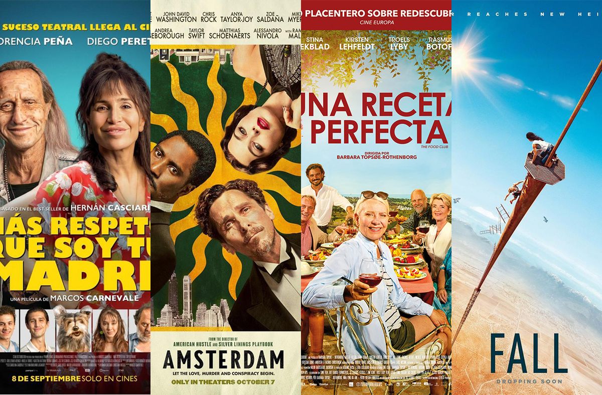 Más respeto que soy tu madre, Ámsterdam, Una receta perfecta y Vértigo: los  recomendados de cine