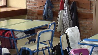 mercedes: jornada especial con ninos y familias en la escuela a la que iba francisco morosini