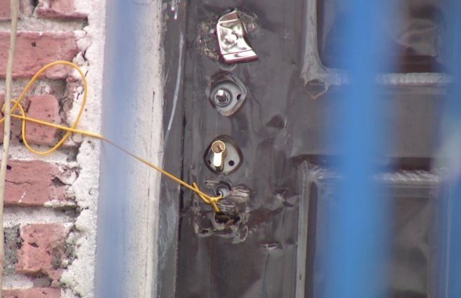 Foto: Subrayado. Los homicidas rompieron la puerta y mataron a la víctima.