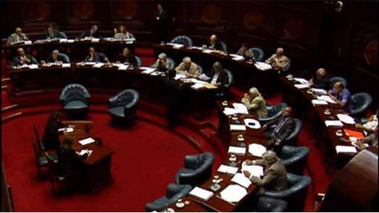 Solo con los votos del FA se aprobó la ley de medios: 16 en 26