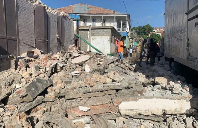 Haití, 14 de agosto de 2021. (Foto: publicada por El Comercio, de Perú, y tomada de redes sociales.