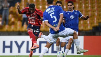 Foto: AFP. Juventud de las Piedras jugó en Colombia este jueves.