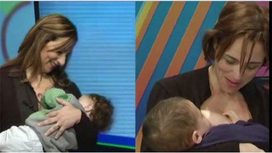 Argentina tetazo en TV