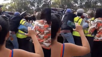 dos inspectoras agredidas en un operativo de control de transito en san jose