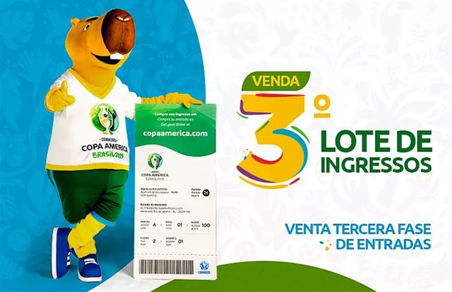 Foto: web oficial de la Copa América Brasil 2019.