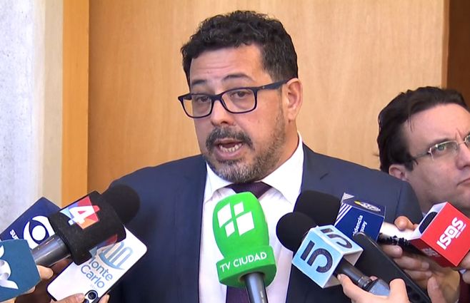 Alejandro Sánchez en rueda de prensa, este martes 15.