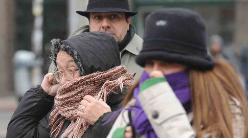 Se viene el frío intenso: domingo con vientos de 40 a 70 km/h, muy bajas sensaciones térmicas y chaparrones de aguanieve