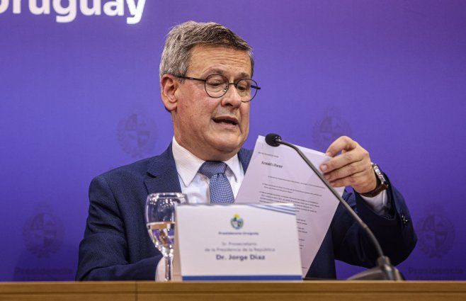 Foto: FocoUy. Jorge Díaz, prosecretario de Presidencia.