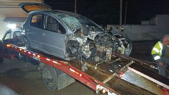 Un fallecido y dos heridos tras accidente en Florida. Fotos: Emilio Rodríguez, corresponsal de Subrayado.