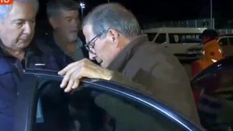 el maestro tabarez volvio al estadio centenario para ver a suarez en su retiro de la celeste