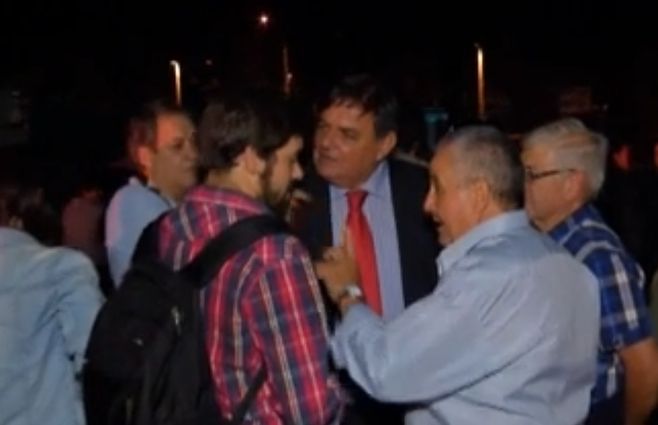 Morgade enojado con el periodista que hizo preguntas incómodas al presidente Vázquez