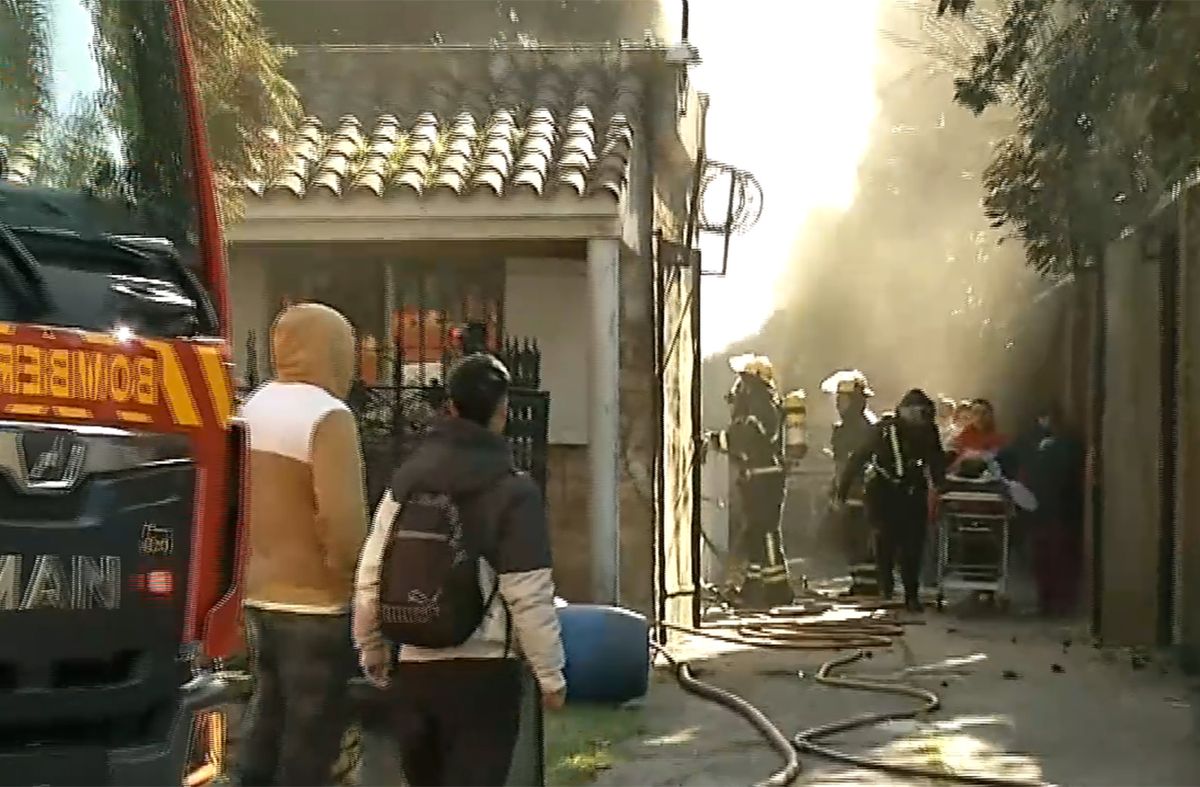 Un incendio afectó el Centro Tarará del Mides en el Prado; cinco personas fueron trasladadas por inhalación de humo