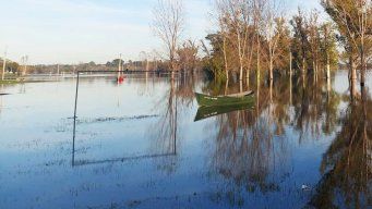 Foto: Sinae. Inundaciones en Uruguay.