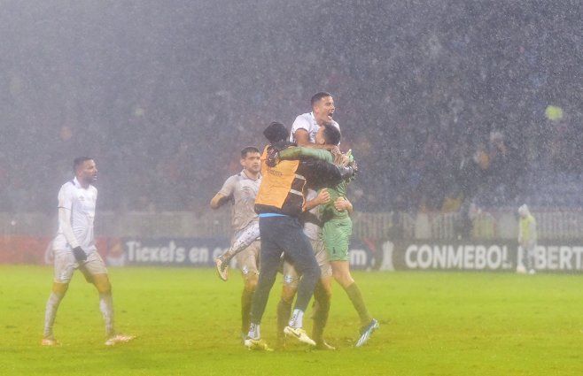 Foto: AFP. Gremio se clasificó a octavos de la Copa Libertadores.