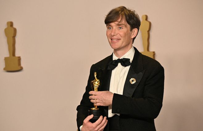 Premios Óscar 2024. Cillian Murphy, de Oppenheimer, ganó como mejor actor protagónico.