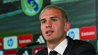 Franco Mastantuono. AFP