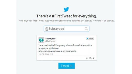 Twitter celebra su cumpleaños recordando el primer tuit