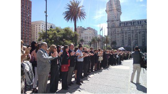 Jueces protestan Torre Ejecutiva