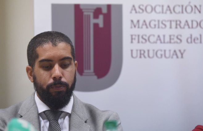 Foto: FocoUy. Willian Rosa, asociación de fiscales.