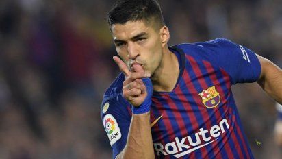 Luis Suárez convierte ante Sevilla el 20 de octubre y muetsra que está recuperando su nivel uego de un inicio de temporada marcado por las dificultades en hallar forma física y una lesión de rodilla muy rebelde.