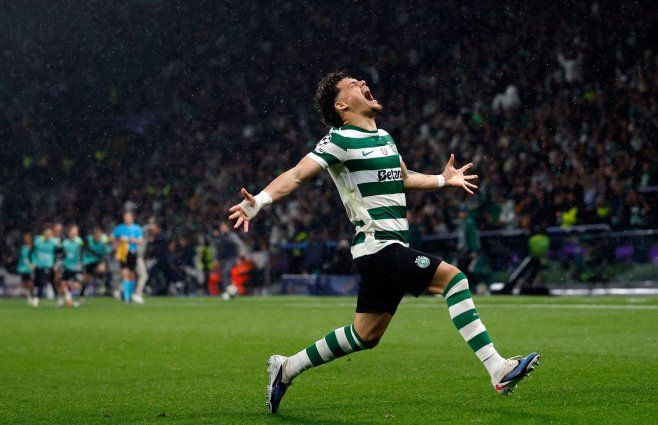 Foto: AFP. Maxi Araújo juega en Sporting Cristal de Portugal.