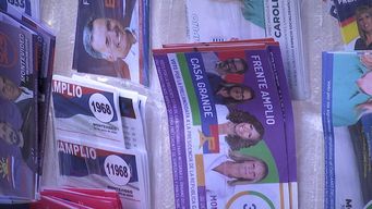 carteleria en campana electoral: partidos politicos se comprometen con el reciclaje de material